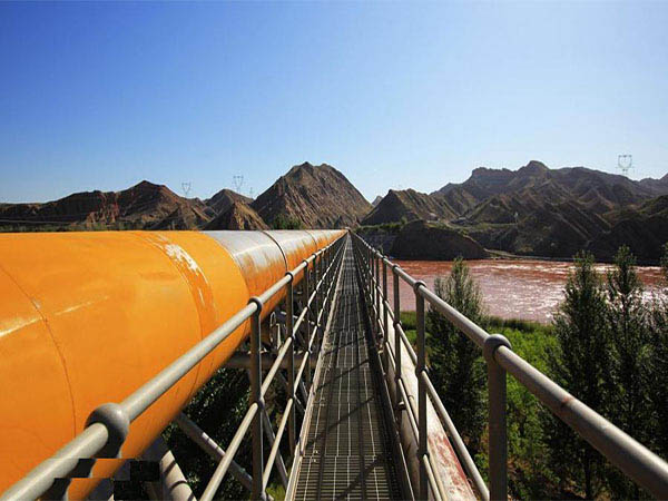 山东青岛某集团与我公司签署环氧粉末涂塑钢管供应合同